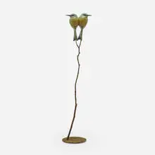 Adam Binder, Bee Eaters, 2015, cold painted bronze