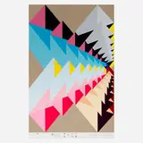 Andrew Kuo, List (12/13/14), 2014-15, acrylic and carbon transfer on linen