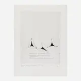 Jim Dine, Hamantaschen and Rainbow, 1965, etching with watercolor remarque on Rives BFK