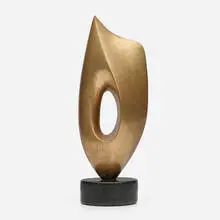 Antoine Poncet, Aileronde, 1968, cast bronze, marble
