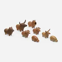 David Morris, Untitled (bestiary), hand-built stoneware