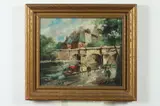 Francois Claver, Le Pont Neuf, Oil on canvas