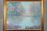 Bernard Taurelle, "Village Au Loin", Oil on canvas