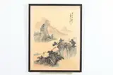 Chinese School, Landscape, Ink and color on silk, dated Xin Hai year, signed and sealed