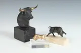 Fernando Veiga, BULLS: THREE WORKS, first; signed and numbered 51/250, second; signed, Bronze