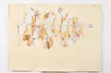 Clifford Ross, Abstract, Oil on paper