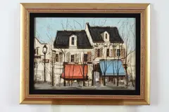 Shop Fronts by Georges Damin, Oil on canvas, sold Jun 2017