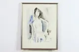 Earl Horter, SEATED FEMALE NUDE, signe lower right, Watercolor