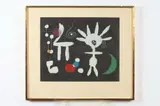 Joan Miró, La Pluie Matinale Au Clair de Lune, Color etching
