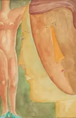 Rodolpho Morales, Sin Titulo, Watercolor