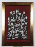 Sadao Watanabe, "The Last Supper", Color woodblock print on paper, signed, 44/80