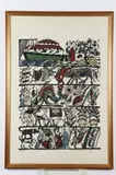 Sadao Watanabe, "Stencil", Color woodblock print on paper, signed, 88/100