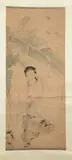 Jin Lianzhen, "Mei Ren", Ink and color on paper scroll, signed and dated Kuisi year