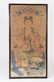 Anonymous, "Buddha", Ink and color with gilt painted on paper