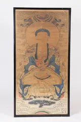 "Buddha" by Anonymous, Ink and color with gilt painted on paper, sold Sep 2017