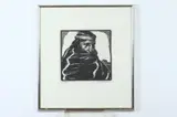 Lon Megargee, Hopie, Wood block print