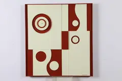 Tom Yanosky, Organized Entities, Acrylic on wood