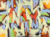 Tom Yanosky, Exhilarating Moment, Oil on canvas