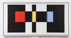 Tom Yanosky, Homage to Fibonacci, Acrylic on plywood.