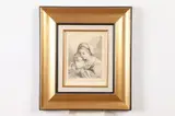 MADONNA AND CHILD, inscibed lower magin by Giovanni Battista Cipriani, Pencil, offered Sep 2017