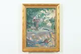 Emily Burling Waite, Untitled, THE FOUNTAIN, oil on panel