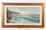 A. Romano, PAIR OF SEASCAPES, each signed lower right, Oil on canvas