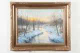 Mark Hiles, The Thaw, Oil on panel