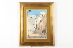 Frank Edward Johnson, Tunis, Watercolor
