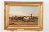 John Dalby, On the Road to York, Oil on board