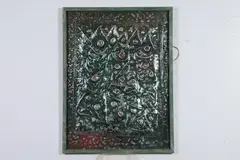Francisco Coello, De la Serie la Noche Negra #9, Oil on metal