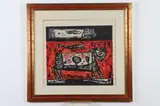 American School, Abstract: Two Works, Print in "as is" condition