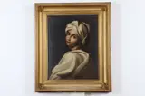 Woman in Turban by Copy Of Guido Reni, WOMAN IN TURBAN, oil on canvas, sold Nov 2017