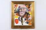 Richard H. Love, The Thinker, Oil on board
