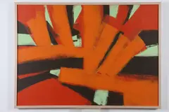 Collision Course by Tom Yanosky, Acrylic on canvas., sold Nov 2017