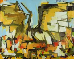 Phoenix by Tom Yanosky, Oil on canvas., sold Nov 2017