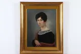 Portrait of Woman by American School, PORTRAIT OF WOMAN, oil on canvas, sold Nov 2017