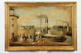 E.J. Pegram, A Pleasant Excursion, Oil on canvas