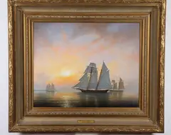 William Storck, Pride of Baltimore Ii, Oil on canvas
