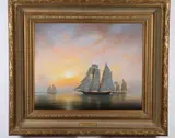 William Storck, Pride of Baltimore Ii, Oil on canvas