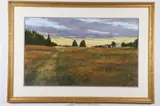 Barbara Ernst Prey, Valaven Island Landscape, Watercolor