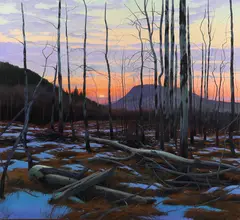 Michael Scott, Lament, Oil on canvas