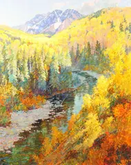 Alan Wolton, September Shadows, Oil on canvas