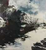 Balcomb Greene, Inlet to the Sea, (Montauk, Oil on canvas