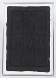 Moon Garden by Louise Nevelson, NY (bears label verso) Examined out of frame; print not laid down but attached to board by what appears to be small area, offered Nov 2017