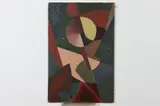 Abstract by American School, Oil on board, offered Dec 2017