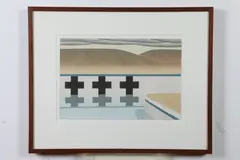 Kevin MacDonald, The Pool, THE POOL, oil on paper