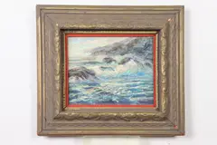 Samuel Pratt, Seascape, Heightened print on board