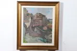 Joan Iranzo, Pueblos, Oil on board