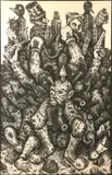 William Fick, Figures I, Woodblock print