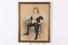 Ashman, Portrait of Boy, Heightened print